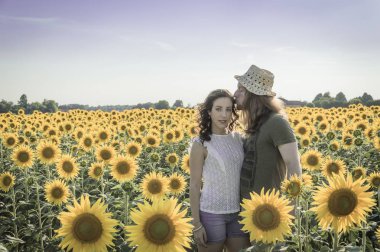 Romantik genç Çift