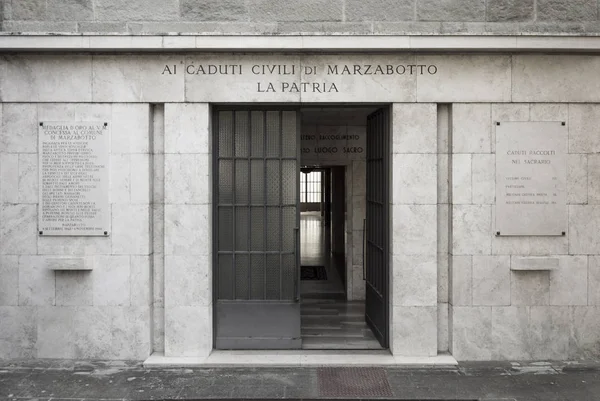 Shrine of Marzabotto Second World War victims — Stock Photo, Image