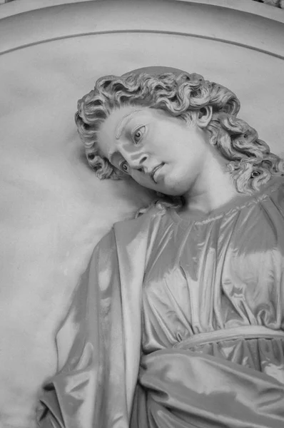 Forli Italië Januari 2018 Standbeeld Van Een Zuivere Engel Zonder — Stockfoto