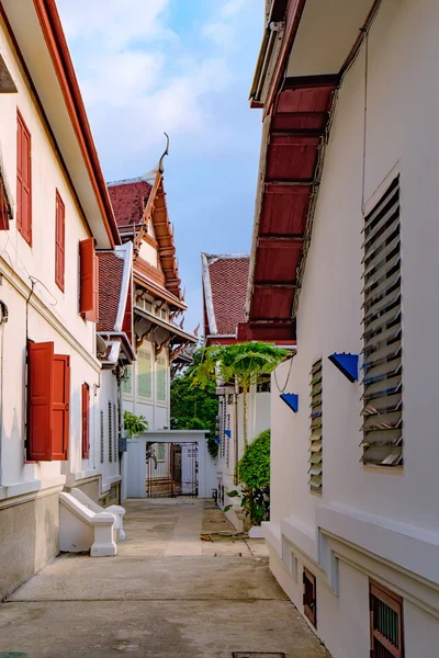 stock image Streets and houses in Bangkok, Thailand.