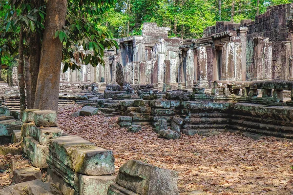 Templo de Bayon en Angkor Thom Complex, Camboya — Foto de Stock