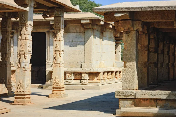 Χαζάρα Rama ναός στην Hampi, επαρχεία Karnataka της Ινδίας — Φωτογραφία Αρχείου