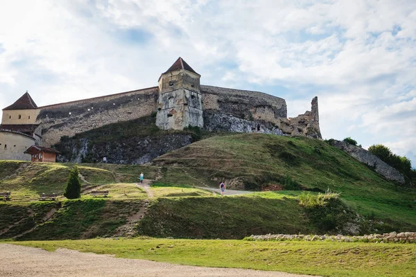 Fortaleza de Rasnov em Roménia — Fotografia de Stock