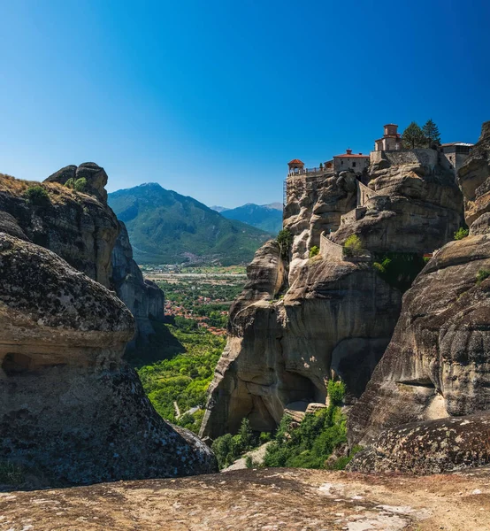 Монастырь Варлаам в Метеоре, Греция — стоковое фото