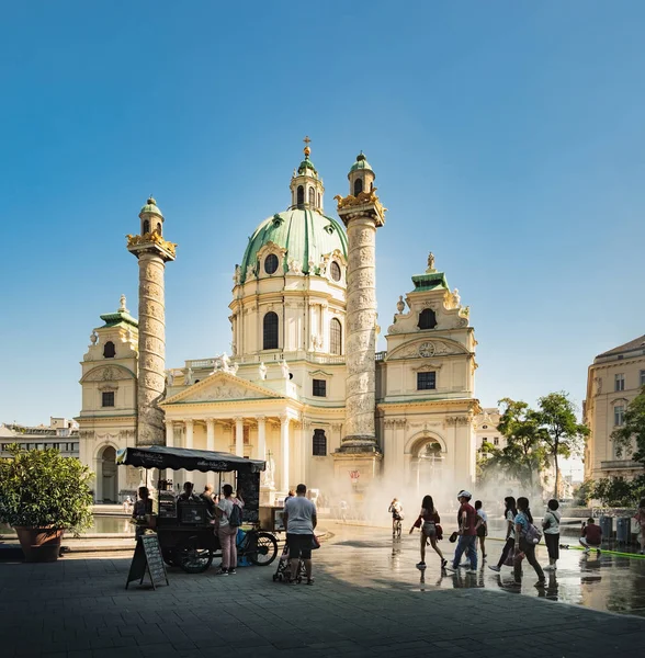 Karlskirche oder Karlskirche, Wien, Österreich — Stockfoto