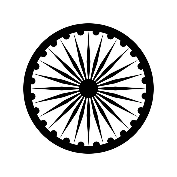 Dharmacakra, wiel van de Dharma — Stockvector