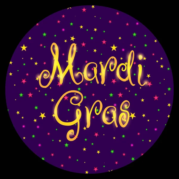 Mardi Gras o Fat Tusday — Vector de stock