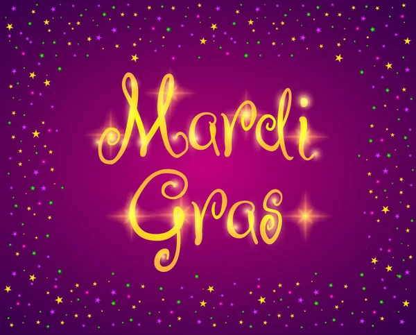 Mardi Gras o Fat Tusday — Vector de stock