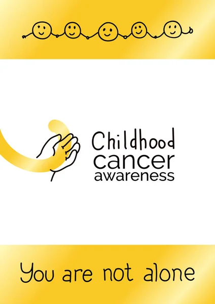 Internationella barndom cancer dag — Stock vektor