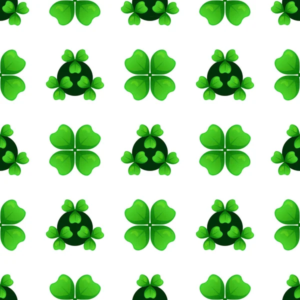 St patricks day seamless pattern — Stock Vector