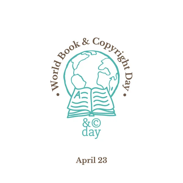 Día mundial del libro y los derechos de autor — Foto de Stock