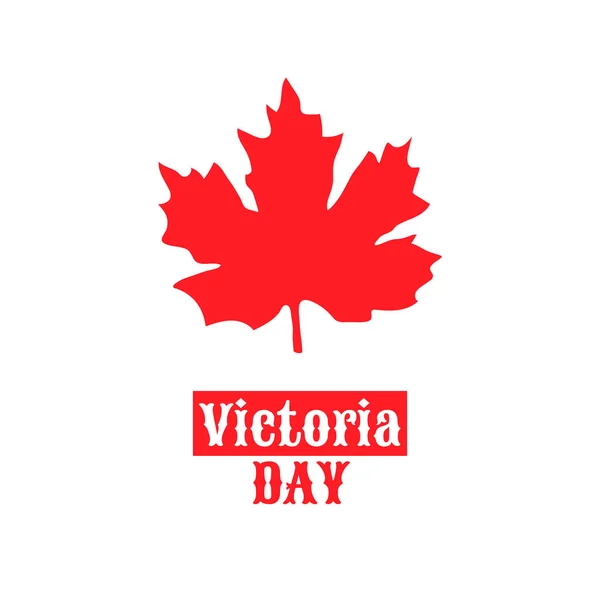 Canada Victoria Day, May 22 — Stock Vector
