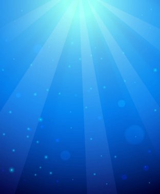 Su yüzeyi ile parlayan güneş ışık