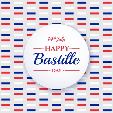 Mutlu Bastille günü, 14 Temmuz. Fransız tatil