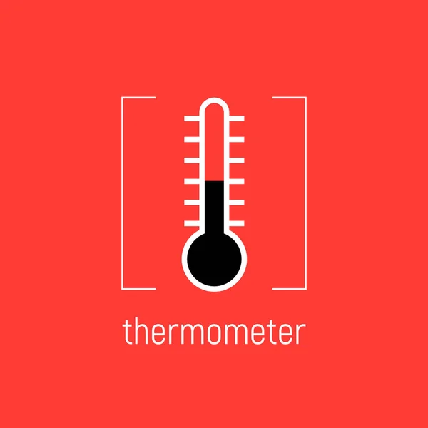 Temperature icon, vector clip art — Stock Vector