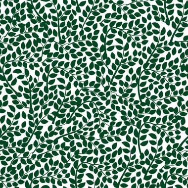 Çiçek şark süsleme, yeşil seamless modeli