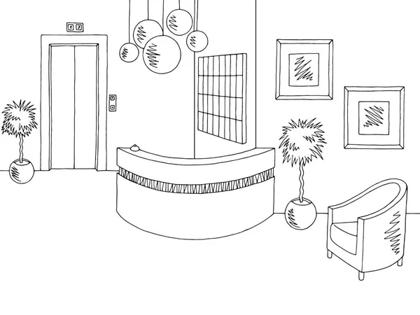 ᐈ Hotel Lobby Front Desk Stock Vectors Royalty Free Hotel Lobby