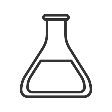 Şişesi doğrusal simgesi. İnce hat illüstrasyon. Çizim vektör izole anahat.