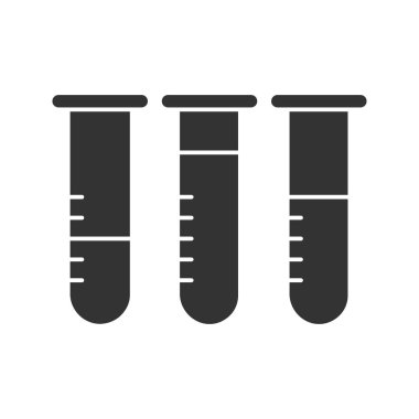 Kadehler simgesi. Siluet simge. Negatif alan. İzole vektör çizim.