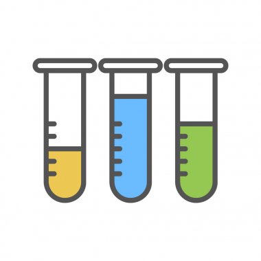 Kadehler renk simgesi. Beyaz arka plan üzerinde izole vektör çizim.