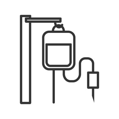 Sayaç doğrusal simge bırakın. İnce hat illüstrasyon. Çizim vektör izole anahat.