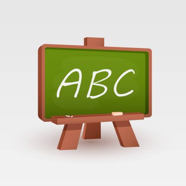 Beyaz bir arka plan üzerinde izole yönetim kurulu. Vektör çizim.