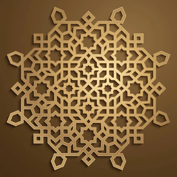 抽象的阿拉伯文背景 — 图库矢量图片