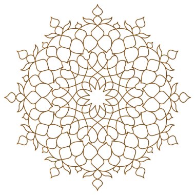 Arapça çiçek süsleme ve Fas geometrik desenli İslam afiş arka planı için