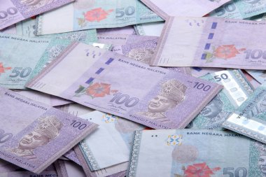 Malezya ringgiti Üstten Görünüm