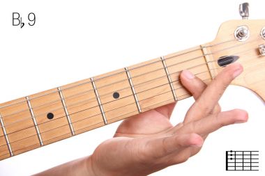 Bb9 gitar akor öğretici