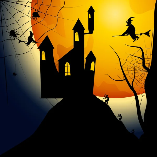 Fiesta de Halloween. ilustración vectorial — Vector de stock