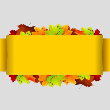 Autumn Temalar Tasarım desen. Bu yüzden yaprak sonbaharda başlama vakti