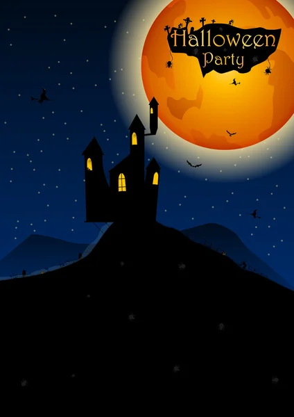 Halloween-fest. vektor illustration — Stock vektor
