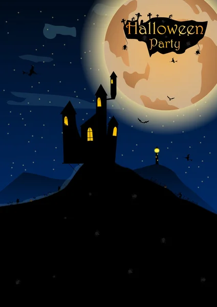 Fiesta de Halloween. ilustración vectorial — Vector de stock