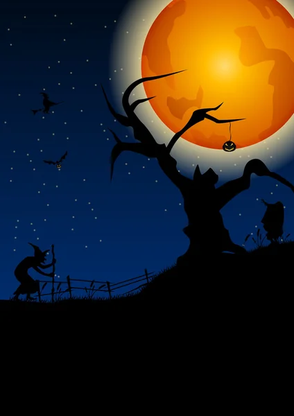 Halloweeni buli. vektor illusztráció — Stock Vector