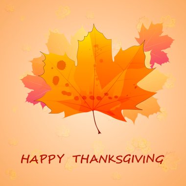 Mutlu Şükran Günü bayrağı.