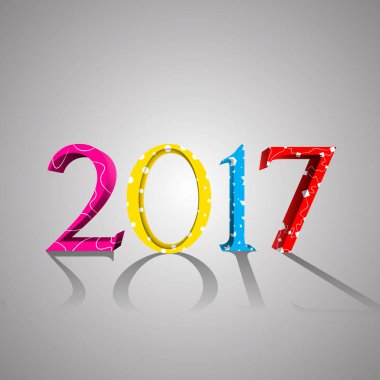 Kartpostal veya Noel ve yeni yıl için davet