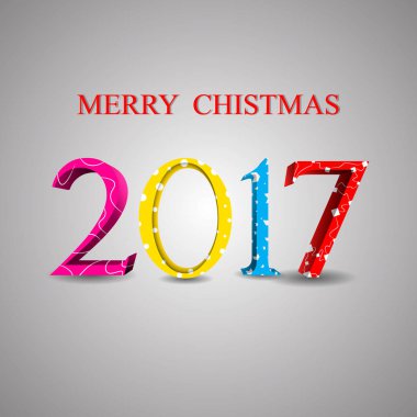 Kartpostal veya Noel ve yeni yıl için davet