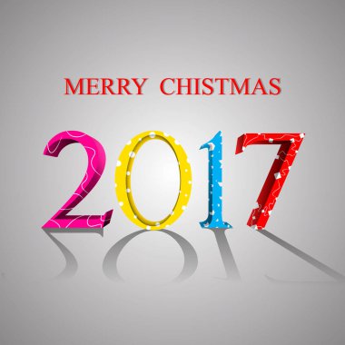 Kartpostal veya Noel ve yeni yıl için davet