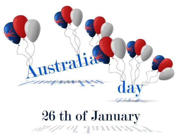 26 Ιανουαρίου. Ημέρα της Αυστραλίας — Διανυσματικό Αρχείο