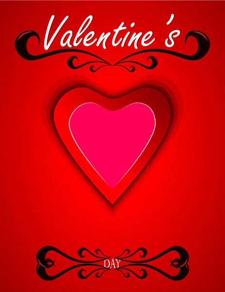 Valentines Day Line — Stock Vector