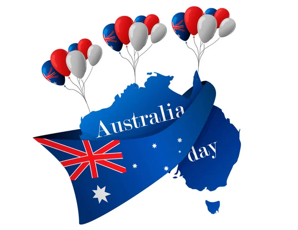 26 januari. Australia Day — Stockvector