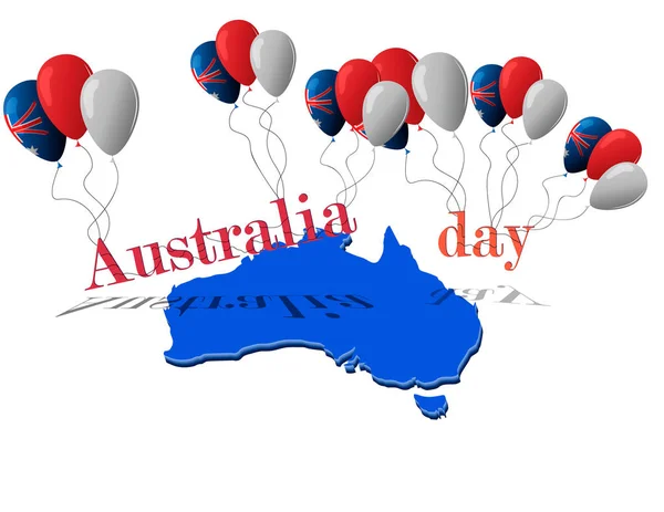 26 januari. Australia Day — Stockvector