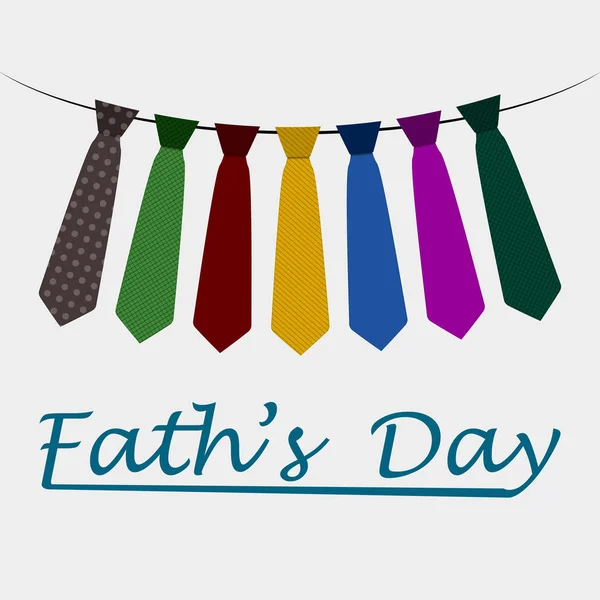Den otců. Věnec vazeb — Stockový vektor