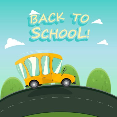 Okula dönüş. Geniş kopya alanı metin için