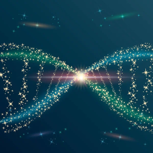 Resimde. Uzaydaki bir yıldızı. Vektör çizim için bir poster, afiş yıldız ile.