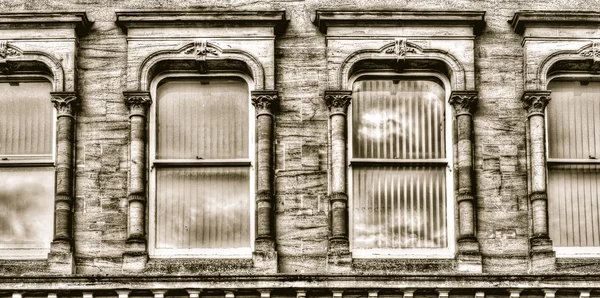 Sweed Head Декоративні Sash Windows HDR — стокове фото