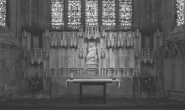 Lady Chapel Altar in Wells Cathedral BW