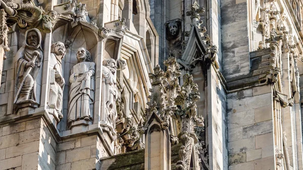 York Minster Escultura de fachada — Fotografia de Stock