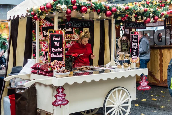 Bristol Noel pazarı, Alman pazarında - kavrulmuş kestane durak
